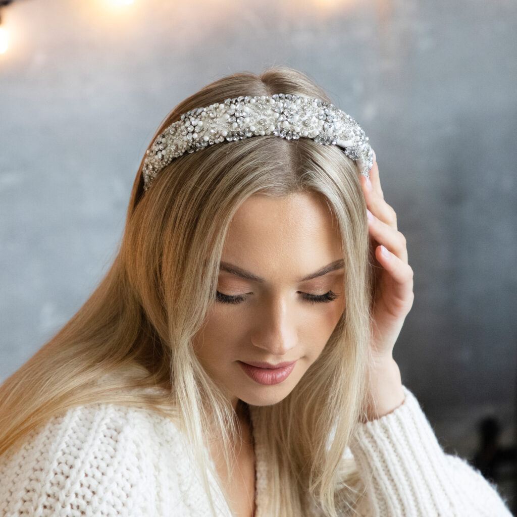 Jayden Velvet/ Crystal Headband